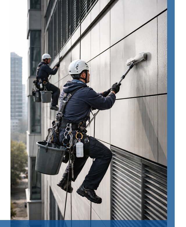 Мойка вентилируемого фасада в Приморско-Ахтарске от 253 р. | ВЫСОТНИК-Прр