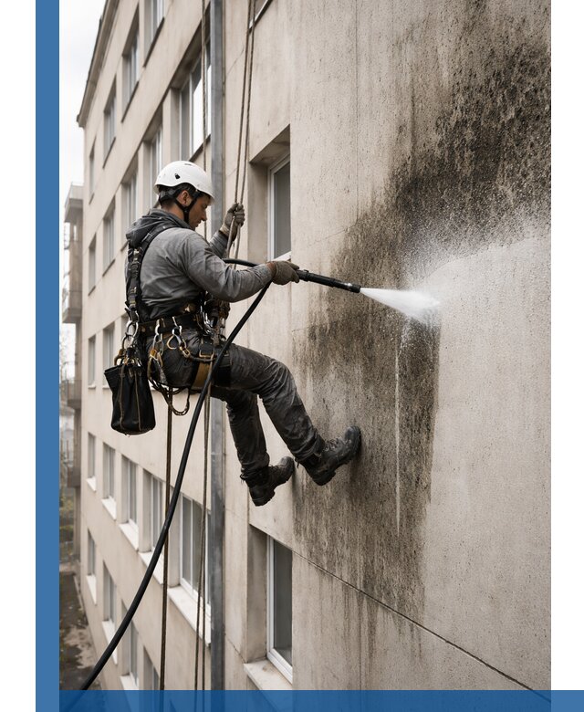 Профессиональная очистка фасадов от плесени в Приморско-Ахтарске