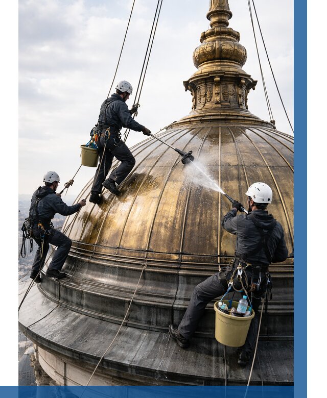 Мойка куполов и шпилей в Приморско-Ахтарске от 8110 р. - заказать | ВЫСОТНИК-Прр