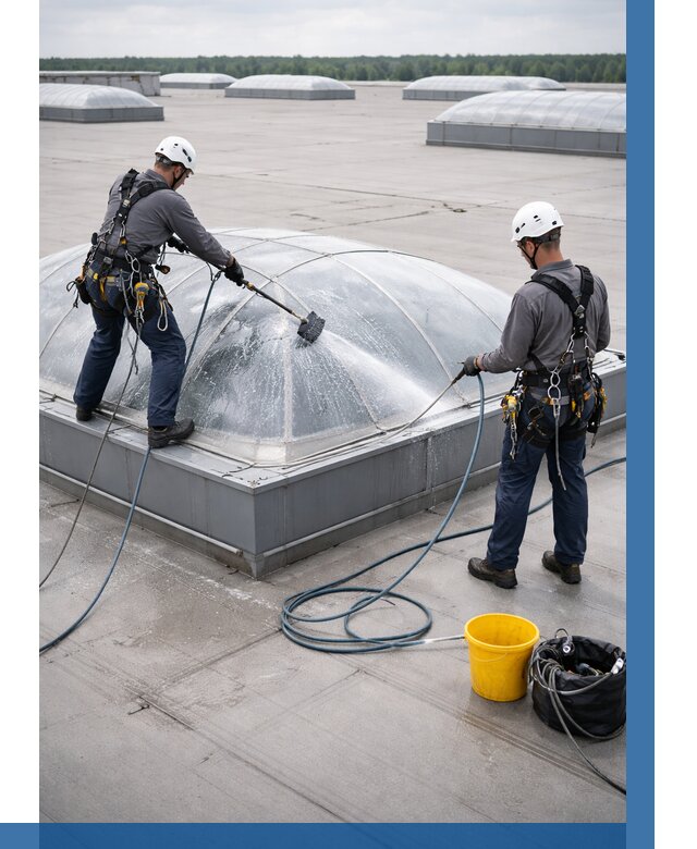 Мойка зенитных фонарей в Приморско-Ахтарске, заказать от 4562 р. | ВЫСОТНИК-Прр