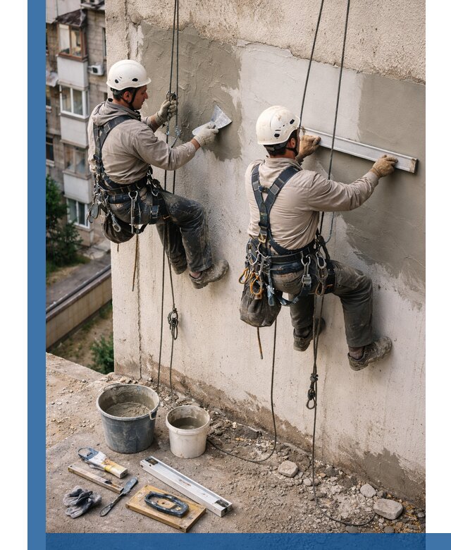 Комплексный ремонт штукатурного фасада с гарантией в Приморско-Ахтарске