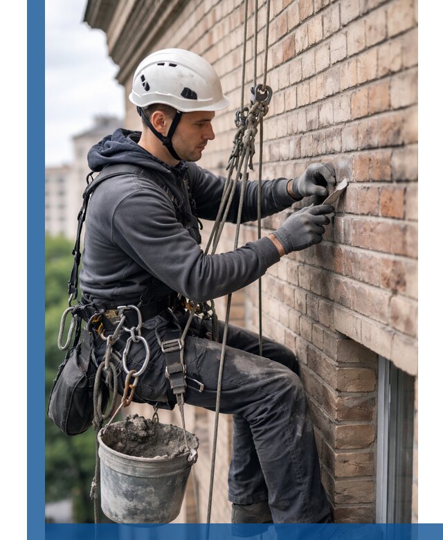 Качественный ремонт кирпичной кладки фасада в Приморско-Ахтарске с гарантией