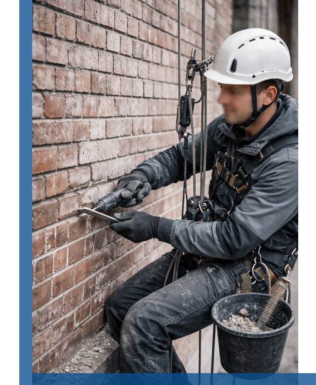 Расшивка кирпичных швов фасадов и стен, ремонт в Приморско-Ахтарске