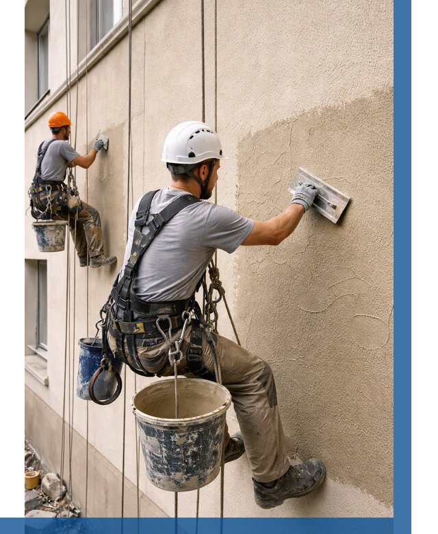 Декоративная штукатурка фасада в Приморско-Ахтарске от 1217 р. | ВЫСОТНИК-Прр