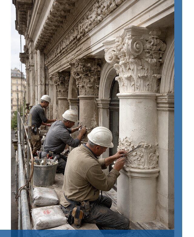 Реставрация фасадной лепнины в Приморско-Ахтарске от 2535 р. | ВЫСОТНИК-Прр