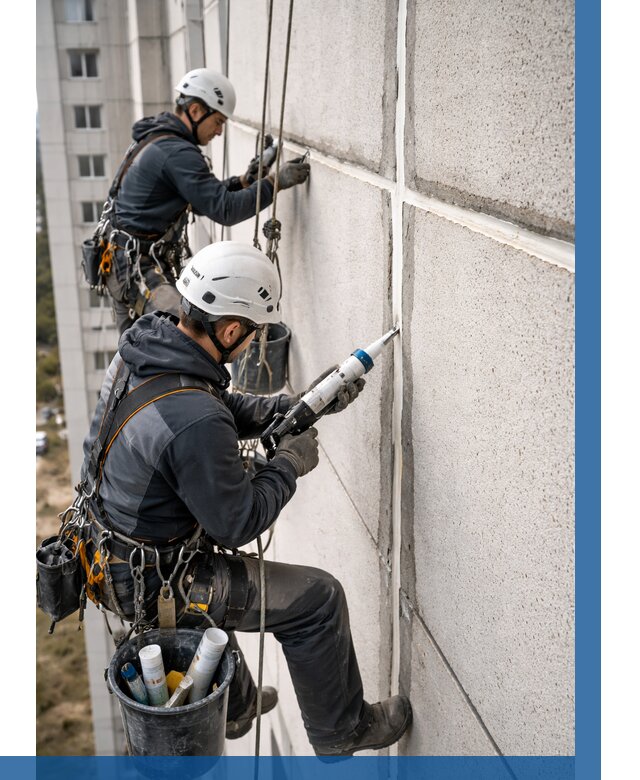 Герметизация межпанельных швов в Приморско-Ахтарске от 710 р. | ВЫСОТНИК-Прр