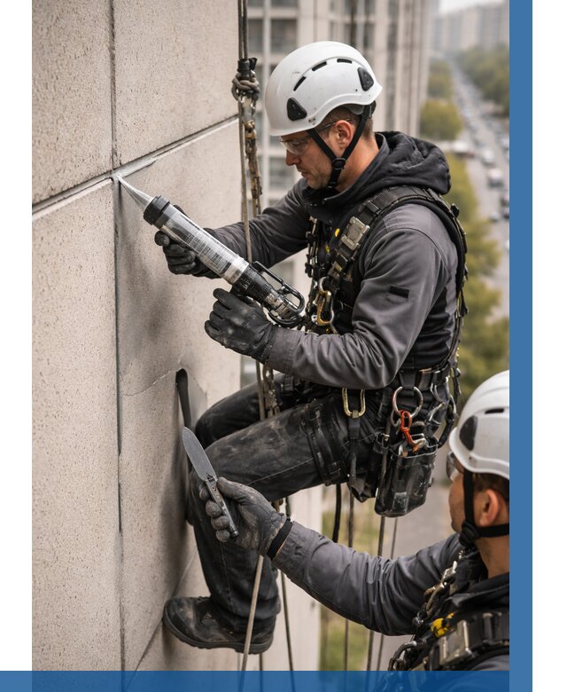 Первичная герметизация швов в Приморско-Ахтарске от 608 р. | ВЫСОТНИК-Прр