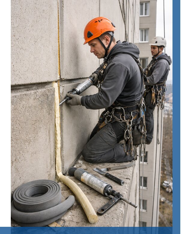 Теплый шов межпанельные швы в Приморско-Ахтарске от 710 р. | ВЫСОТНИК-Прр