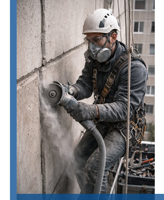 Штробление межпанельных швов в Приморско-Ахтарске качественно и быстро