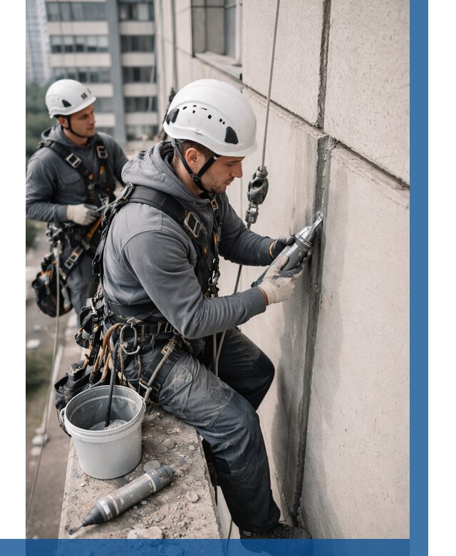 Ремонт деформационных швов здания в Приморско-Ахтарске от 1014 р. | ВЫСОТНИК-Прр
