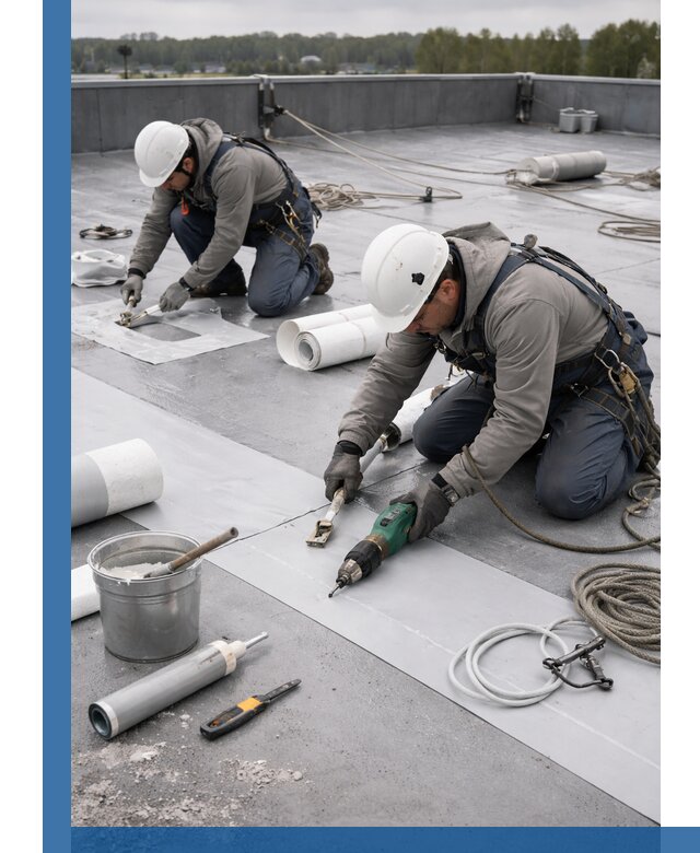 Ремонт мембранной кровли в Приморско-Ахтарске качественно и с гарантией