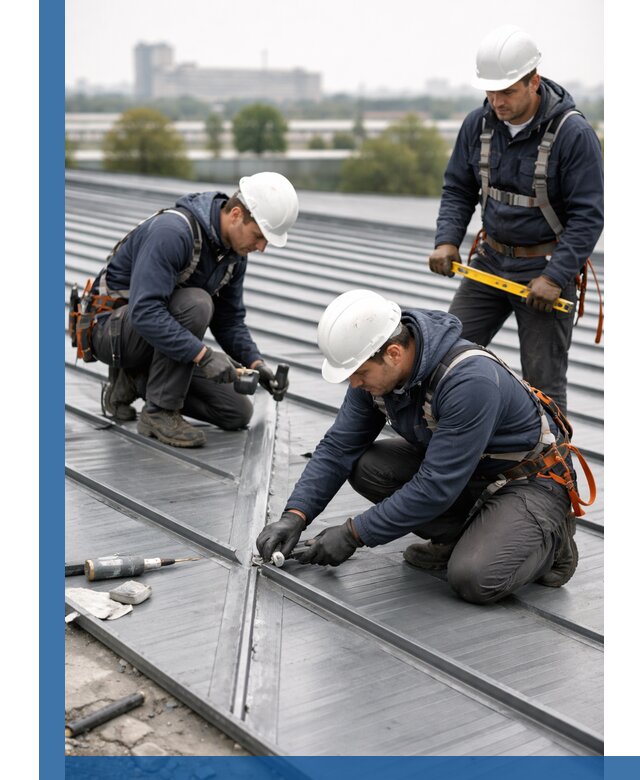 Ремонт фальцевой кровли в Приморско-Ахтарске срочно и качественно