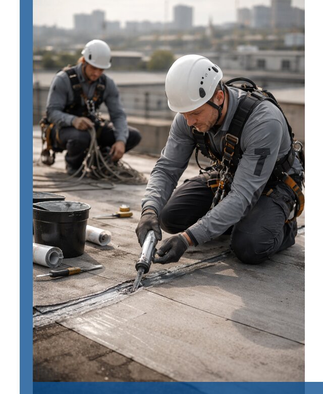 Аварийное и капитальное устранение протечек кровли в Приморско-Ахтарске