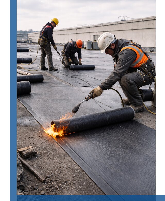 Монтаж наплавляемой кровли в Приморско-Ахтарске профессионально
