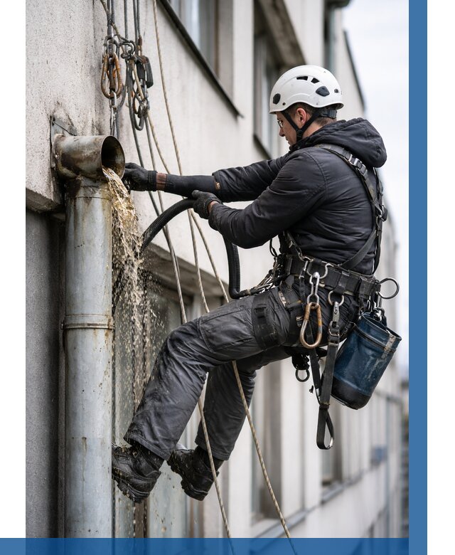 Прочистка водосточных труб в Приморско-Ахтарске от 3548 р. | ВЫСОТНИК-Прр