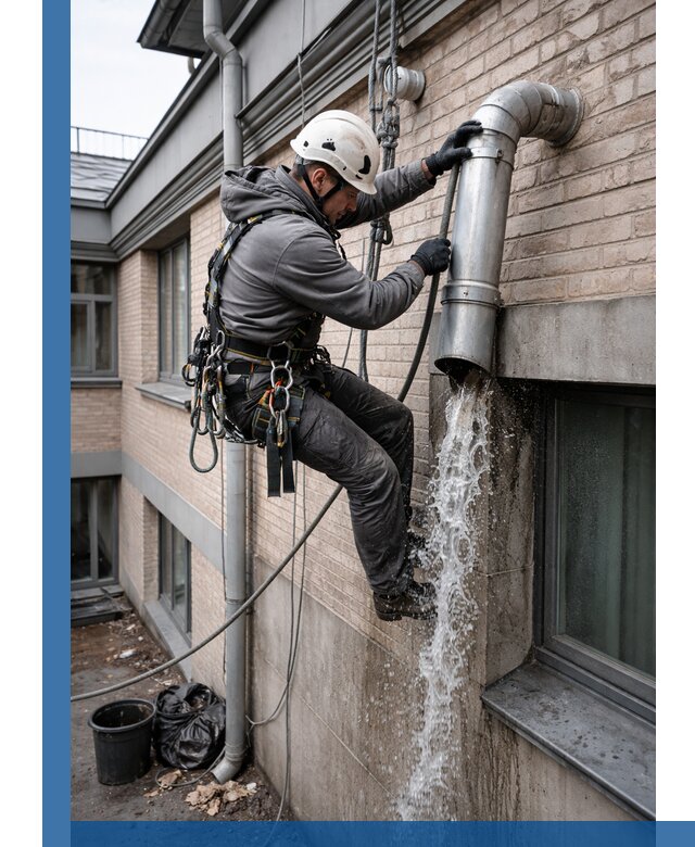 Профессиональная прочистка водосточных труб в Приморско-Ахтарске с гарантией