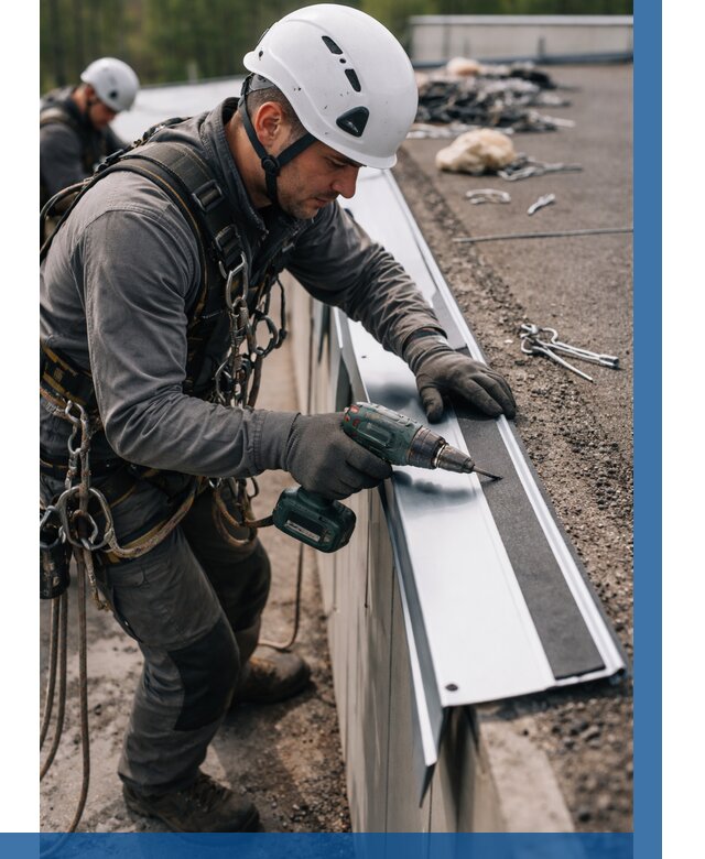 Монтаж капельника на кровле в Приморско-Ахтарске от 304 р. | ВЫСОТНИК-Прр