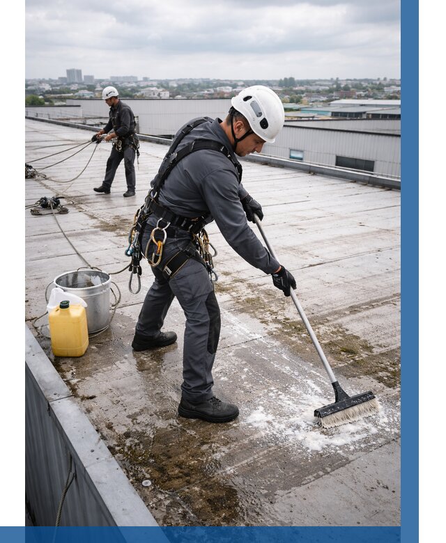 Очистка крыши по графику в Приморско-Ахтарске от 7604 р. | ВЫСОТНИК-Прр