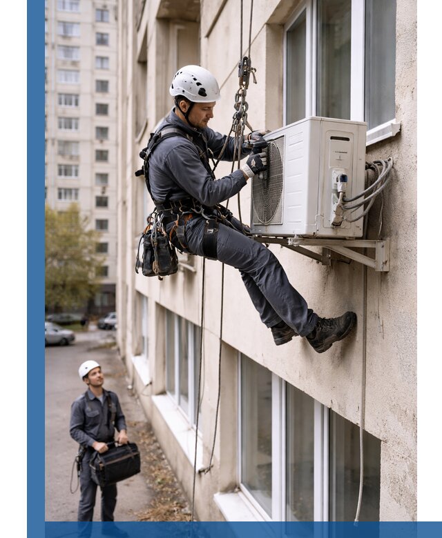 Демонтаж внешнего блока кондиционера в Приморско-Ахтарске профессионально