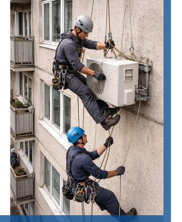 Перенос внешнего блока кондиционера в Приморско-Ахтарске от 9124 р.| ВЫСОТНИК-Прр