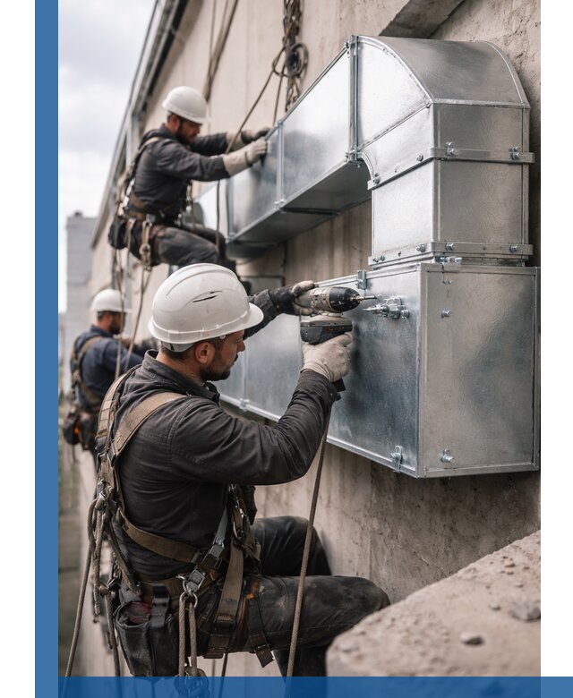 Профессиональный монтаж вентиляционных коробов в Приморско-Ахтарске под ключ