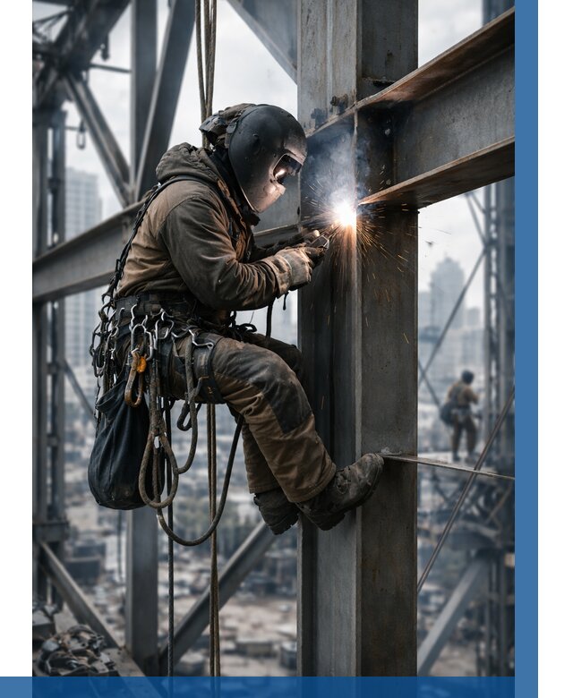 Высотные сварочные работы в Приморско-Ахтарске от 3548 р. | ВЫСОТНИК-Прр