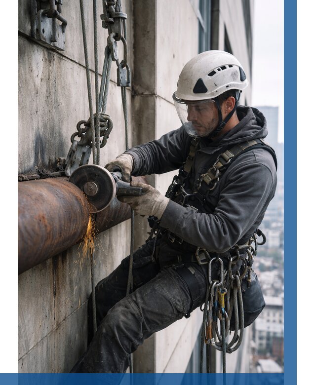 Резка металла на высоте в Приморско-Ахтарске по цене от 4562 р. | ВЫСОТНИК-Прр