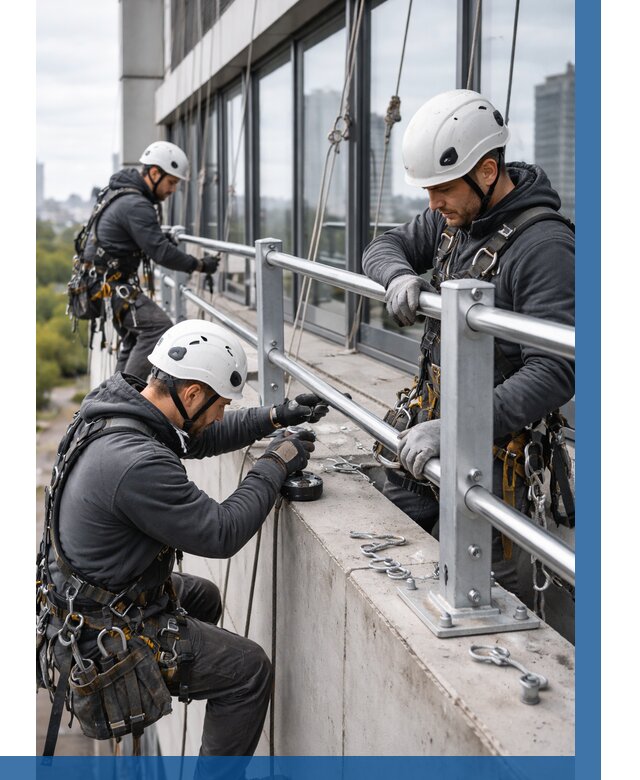Монтаж ограждений на высоте в Приморско-Ахтарске, от 1217 р. | ВЫСОТНИК-Прр