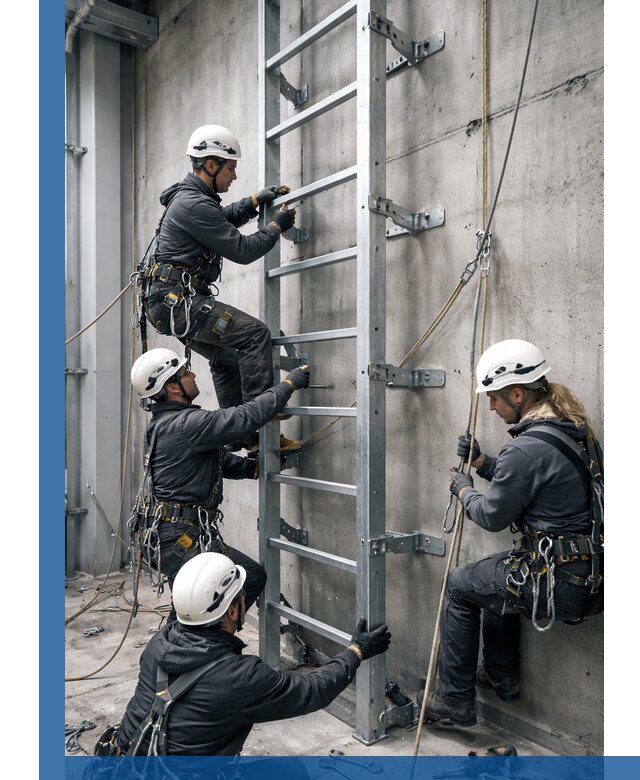 Монтаж металлических лестниц в Приморско-Ахтарске под ключ со гарантией
