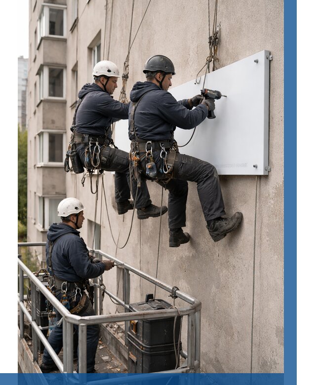 Монтаж табличек и указателей в Приморско-Ахтарске от 3548 р. | ВЫСОТНИК-Прр