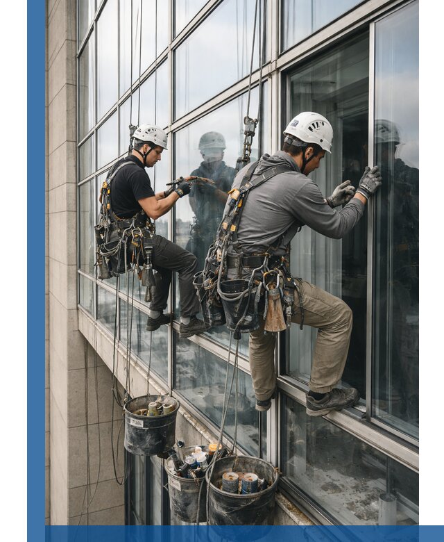 Ремонт витражных конструкций и фасадного остекления в Приморско-Ахтарске