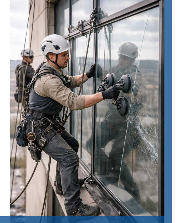 Замена стекла в витраже в Приморско-Ахтарске под ключ от 8617 р. | ВЫСОТНИК-Прр