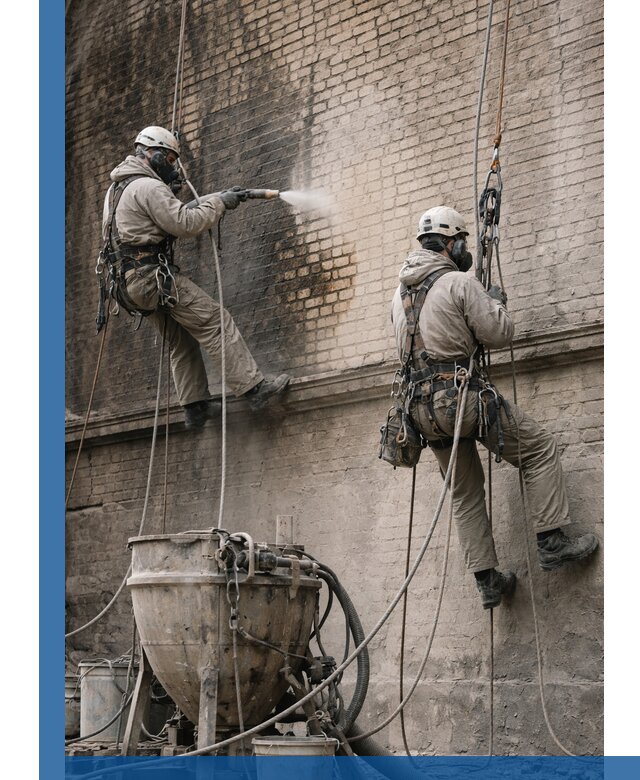 Пескоструйная очистка фасадов в Приморско-Ахтарске профессионально