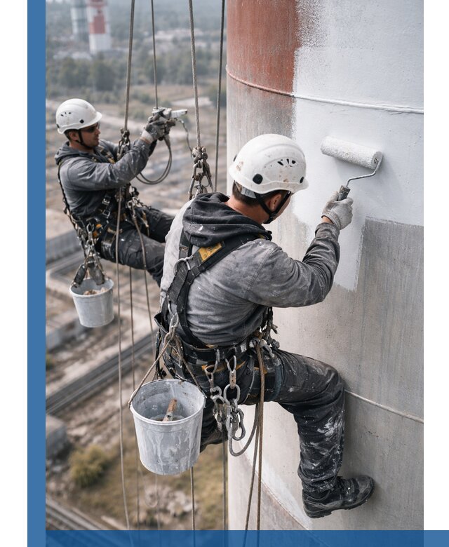 Покраска дымовых труб в Приморско-Ахтарске: антикоррозийная защита и восстановление