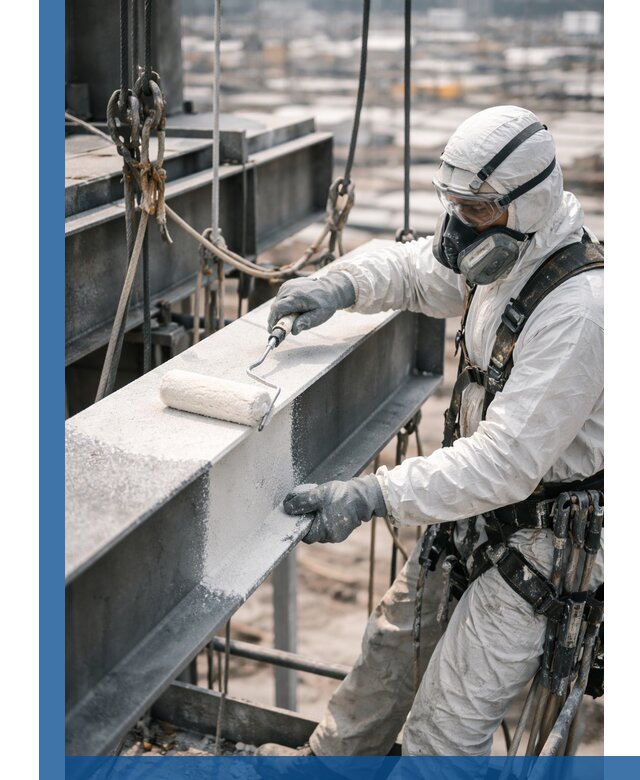 Профессиональная огнезащитная обработка металлоконструкций в Приморско-Ахтарске