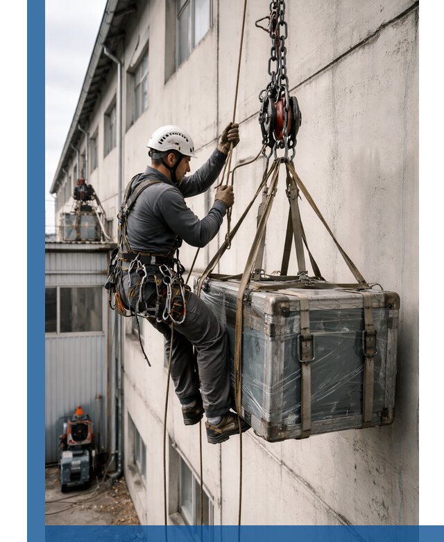 Подъем грузов на высоту в Приморско-Ахтарске для промышленных объектов