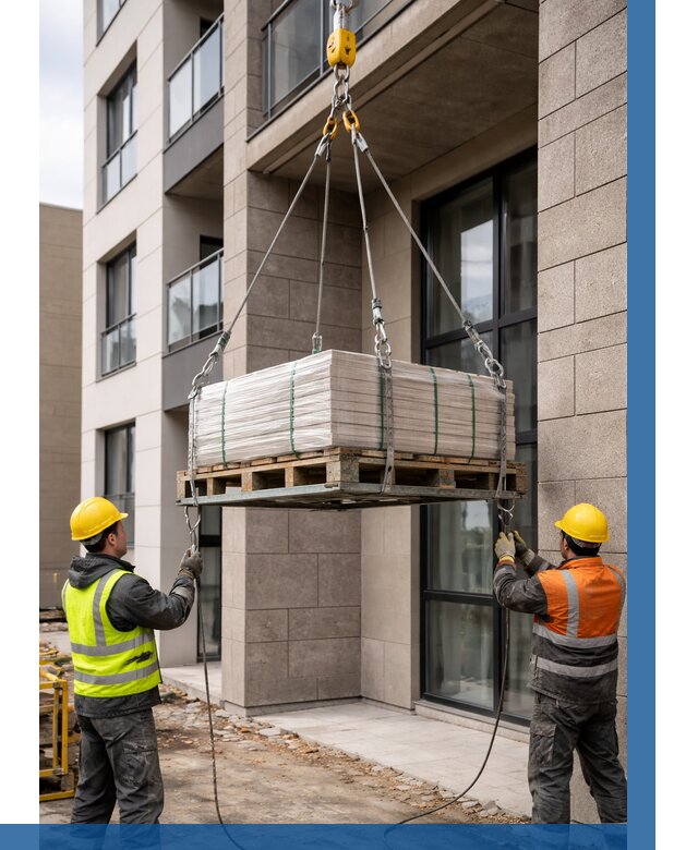 Подъем керамогранита на этаж в Приморско-Ахтарске от 3548 р. | ВЫСОТНИК-Прр