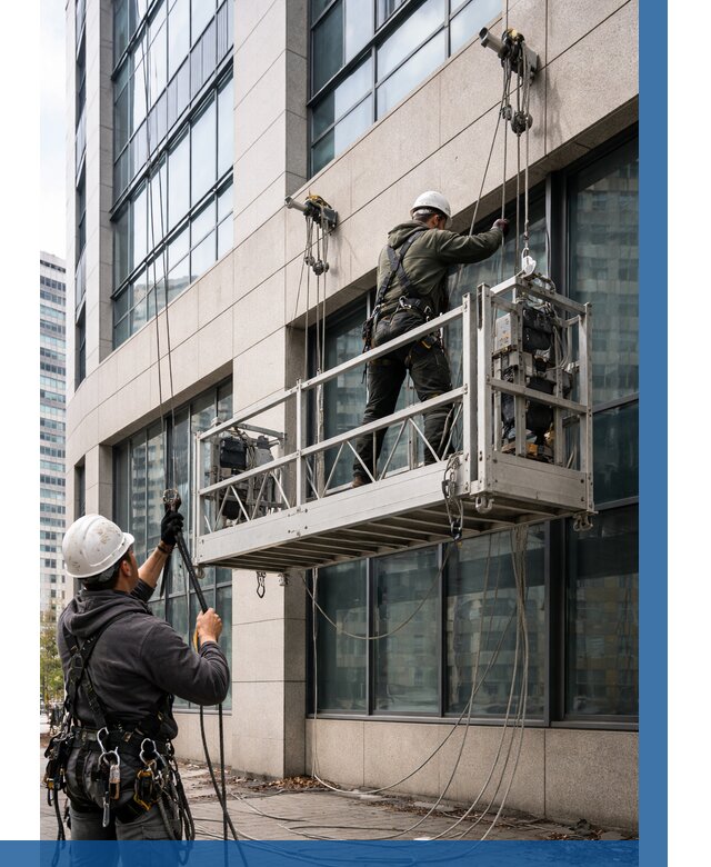 Монтаж и подъем фасадной люльки в Приморско-Ахтарске от 12166 р. | ВЫСОТНИК-Прр