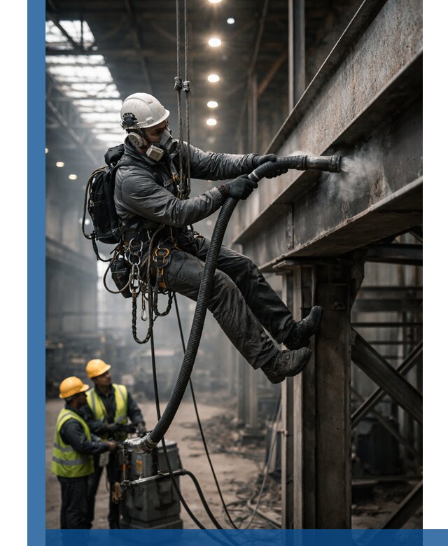 Обеспыливание конструкций в цехах промышленного производства в Приморско-Ахтарске