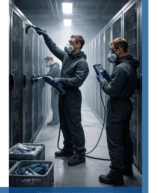 Обеспыливание серверной комнаты в Приморско-Ахтарске от 4562 р. | ВЫСОТНИК-Прр