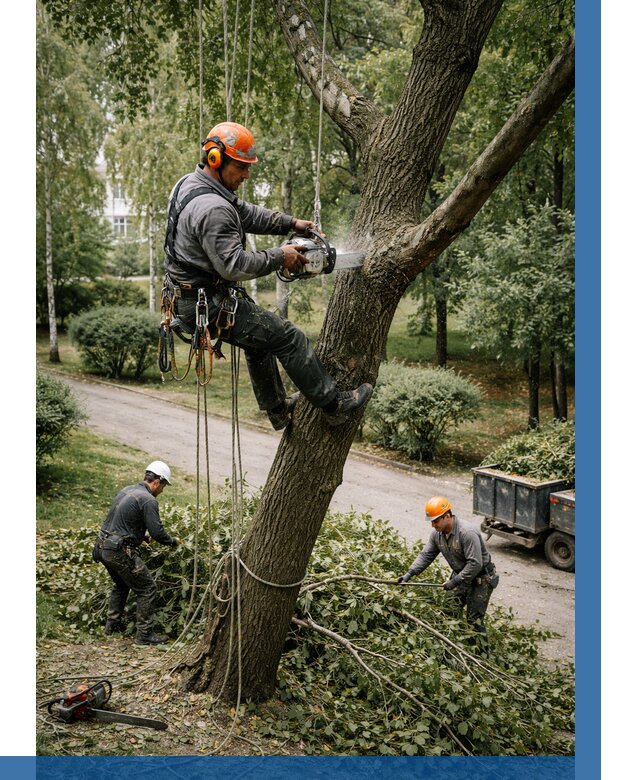 Кронирование деревьев в Приморско-Ахтарске от 6590 р. | ВЫСОТНИК-Прр