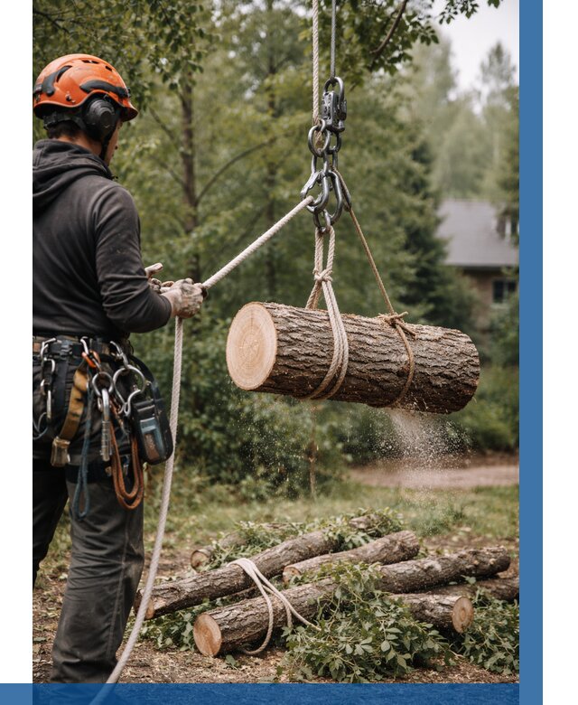 Валка деревьев частями в Приморско-Ахтарске от 7604 р. | ВЫСОТНИК-Прр