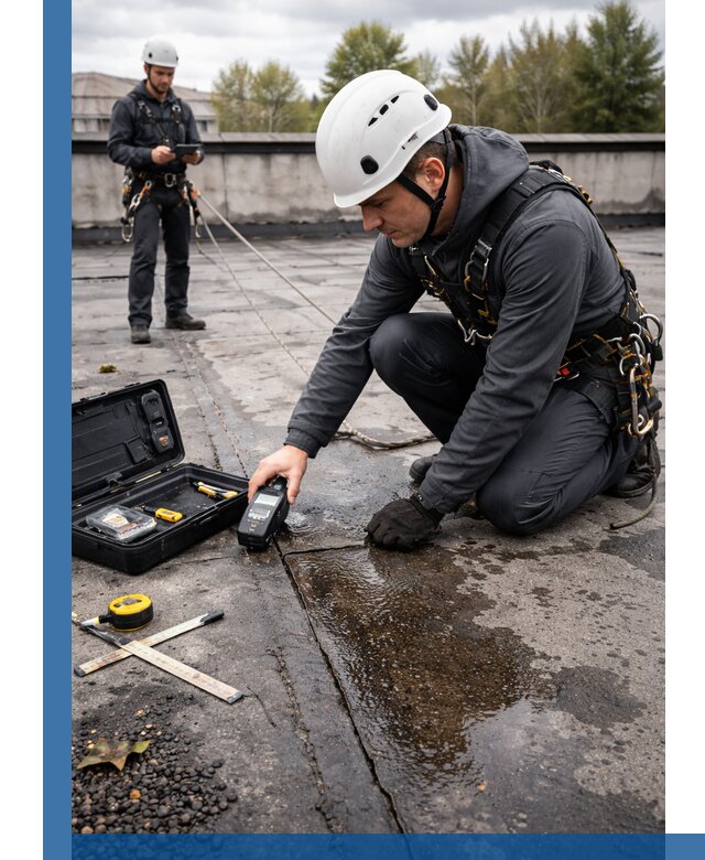 Обследование кровли на протечки и выявление дефектов в Приморско-Ахтарске