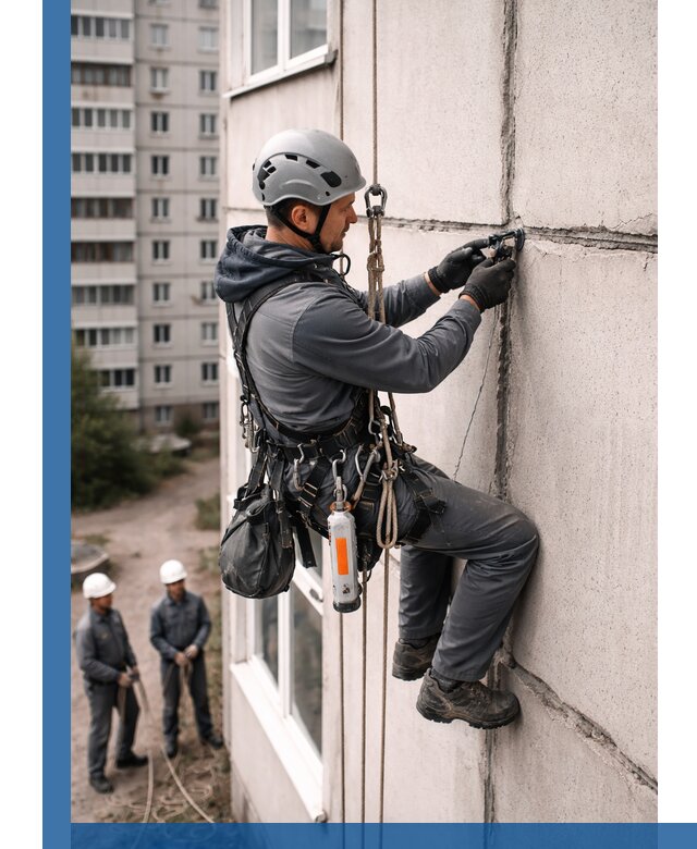 Обследование межпанельных швов и герметизация в Приморско-Ахтарске