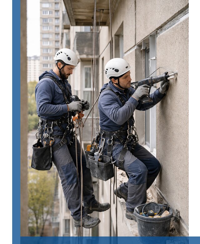 Промышленные альпинисты высотные работы и монтаж в Приморско-Ахтарске